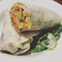 The worlds yummiest wrap at Cornucopia in Dublin