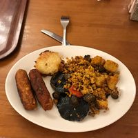 Hot breakfast at Cornucopia in Dublin