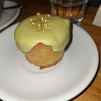 Pistachio tea cake at Cornucopia in Dublin