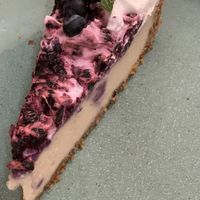 Blueberry cheesecake   at Cornucopia in Dublin