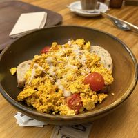 Tofu scramble  at Cornucopia in Dublin