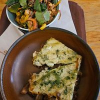 Shepherds Pie & 2 salads at Cornucopia in Dublin