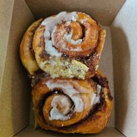 Cinnamon rolls at Cornucopia in Dublin