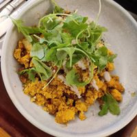 Scrambled tofu at Cornucopia in Dublin