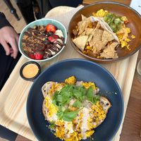 Açaí + tofu breakfasts  at Cornucopia in Dublin