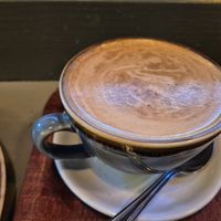 Soy latte at Cornucopia in Dublin