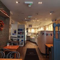 Downstairs dining room at Cornucopia in Dublin
