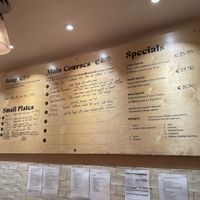 Here’s the menu, however there’s also lots of desserts that are at the counter.  at Cornucopia in Dublin