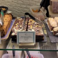 Several vegan cake options at Cornucopia in Dublin