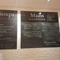 Menu options at Cornucopia in Dublin