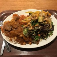Goulash and salads at Cornucopia in Dublin