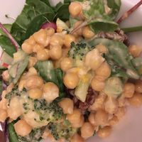 Chickpea and garden’s salad at Cornucopia in Dublin