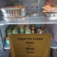 Vegan ice cream at Cornucopia in Dublin