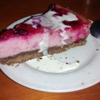 Vegan raspberry pie at Cornucopia in Dublin