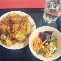 Small plate with salad (vegan) at Govinda's - Aungier St in Dublin