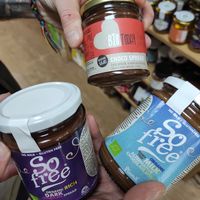 Vegan chocolate spreads at Down To Earth in Dublin