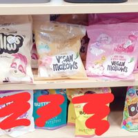 glimpse of sweets section at Down To Earth in Dublin