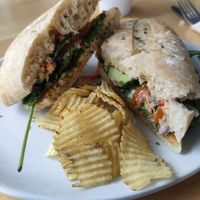 Salad sandwich at Sonairte Cafe - The Ninch in Laytown