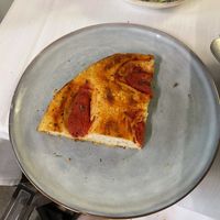 Most delicious focaccia   at Contrada Govinda in Milan