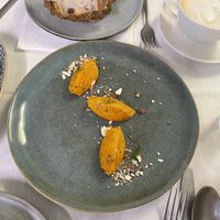 Carrot pâté   at Contrada Govinda in Milan