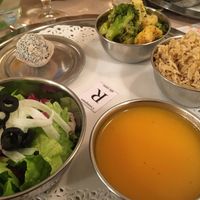 Small vegan menu at Contrada Govinda in Milan