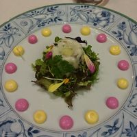 vegan terrine with cauliflower and shitake at Joia Alta Cucina Naturale in Milan