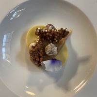 Dessert ‘panna cotta’, caramel was so nice and light  at Joia Alta Cucina Naturale in Milan