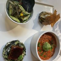 Vegan lunch plate  at Joia Alta Cucina Naturale in Milan