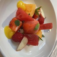 Vegan dessert — boring and unimaginative   at Joia Alta Cucina Naturale in Milan