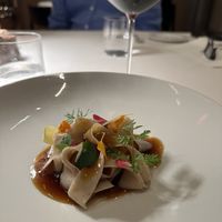 My favorite spelt noodles and mushrooms   at Joia Alta Cucina Naturale in Milan