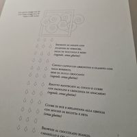 Lunch menu at Joia Alta Cucina Naturale in Milan