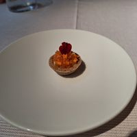 First course tarte at Joia Alta Cucina Naturale in Milan