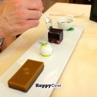 'Cinque minuti' chocolate and pumpkin dessert  at Joia Alta Cucina Naturale in Milan