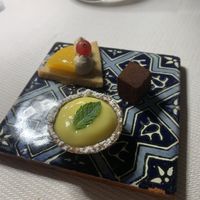 Offered sweets  at Joia Alta Cucina Naturale in Milan