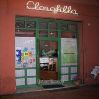 Front Door of Clorofilla at Clorofilla in Bologna