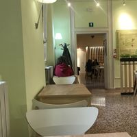 View of the eating area  at Centro Natura in Bologna