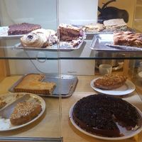 vegan cake selection  at Un Ramerino in Florence