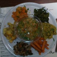 vegan plate at Amico Bio - Un Sorriso Integrale in Naples