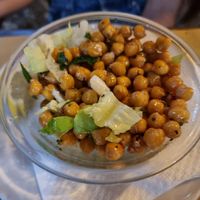 Chick pea starter at Amico Bio - Un Sorriso Integrale in Naples