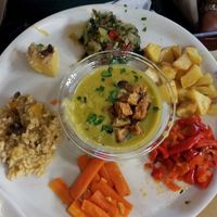 Mixed veg/vegan plate at Amico Bio - Un Sorriso Integrale in Naples