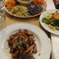 Piatto unico di stagione e seitan alla veneziana at Amico Bio - Un Sorriso Integrale in Naples