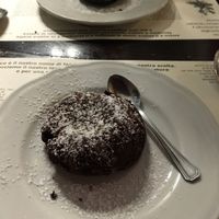 Vegan chocolate soufflé at Amico Bio - Un Sorriso Integrale in Naples