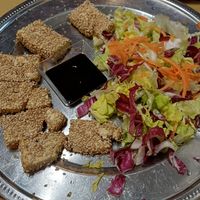 Sesame tofu at Amico Bio - Un Sorriso Integrale in Naples