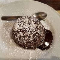 Vegan chocolate “souffle”  at Amico Bio - Un Sorriso Integrale in Naples