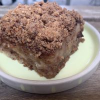 Banana chocolate crumble at Sovaga in Toulouse