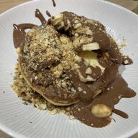 pancakes with homemade Nutella (pâte à tartiner)  at Sovaga in Toulouse