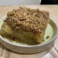 Apple and pear crumble at Sovaga in Toulouse