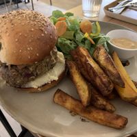 Mushroom burger  at Sovaga in Toulouse