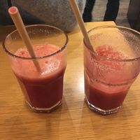 Beetroot juice  at Harmonie Bowl & Juice in Strasbourg