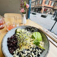 Toller Ausblick   at Harmonie Bowl & Juice in Strasbourg